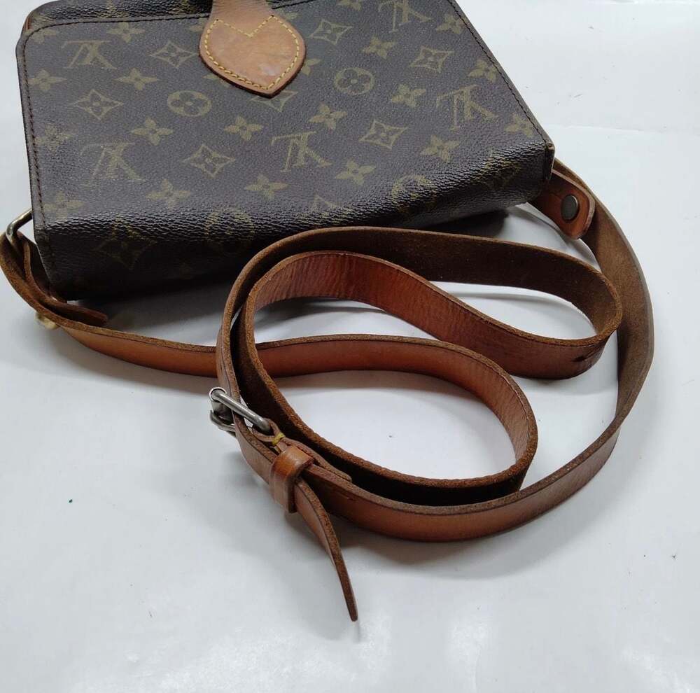 Vintage Louis Vuitton Monogram Cartouchiere MM Crossbody Bag - Picture 4 of 9